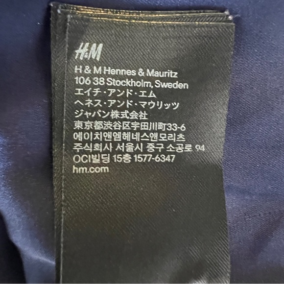 H&M Multicolor Abstract Knee Length Dress Size S Fully Lined EUC - Picture 9 of 9